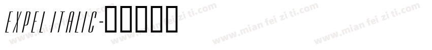 Expel Italic字体转换